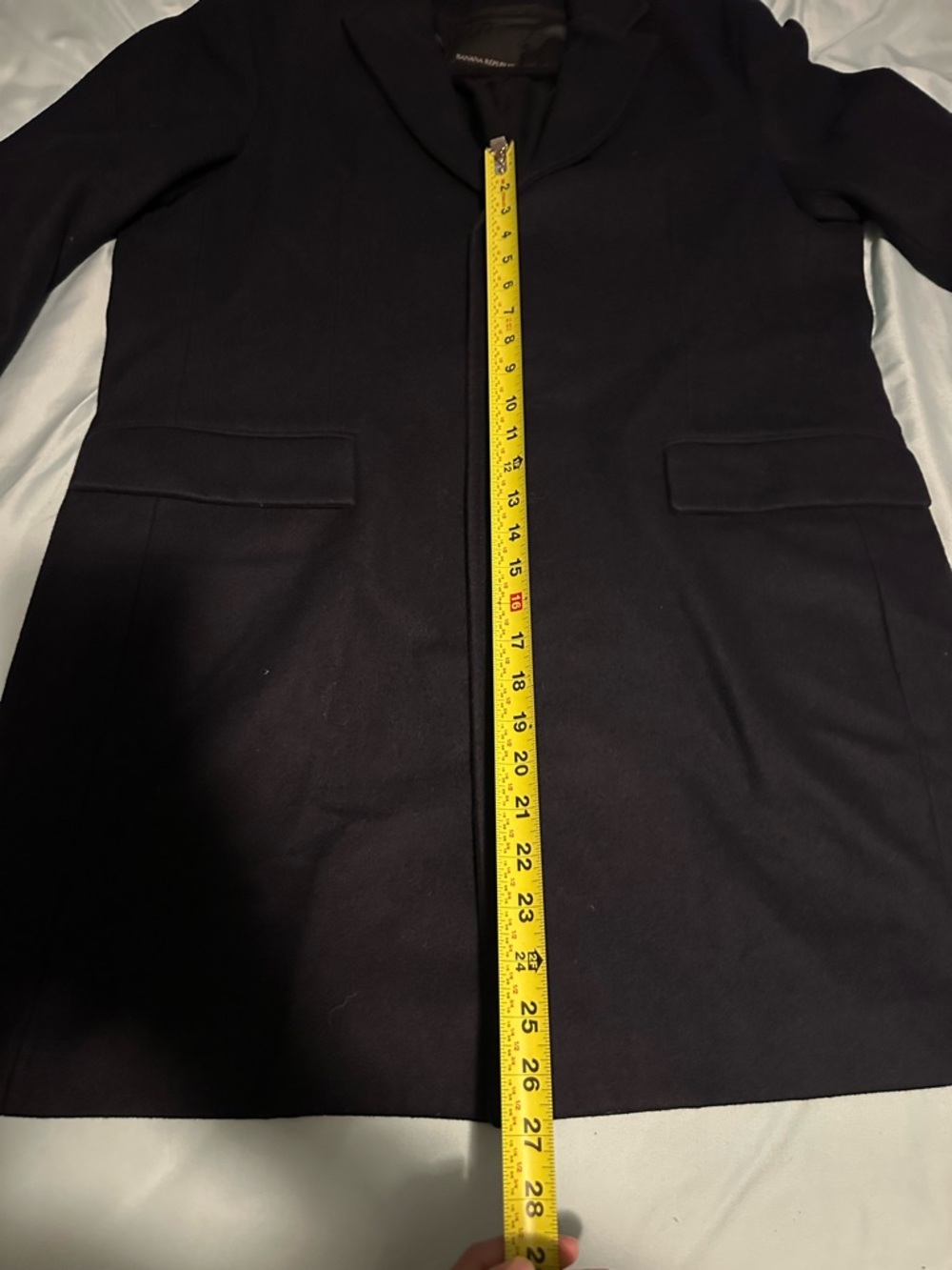 Banana Republic Navy Blue Men's Coat - Picture 13 of 14